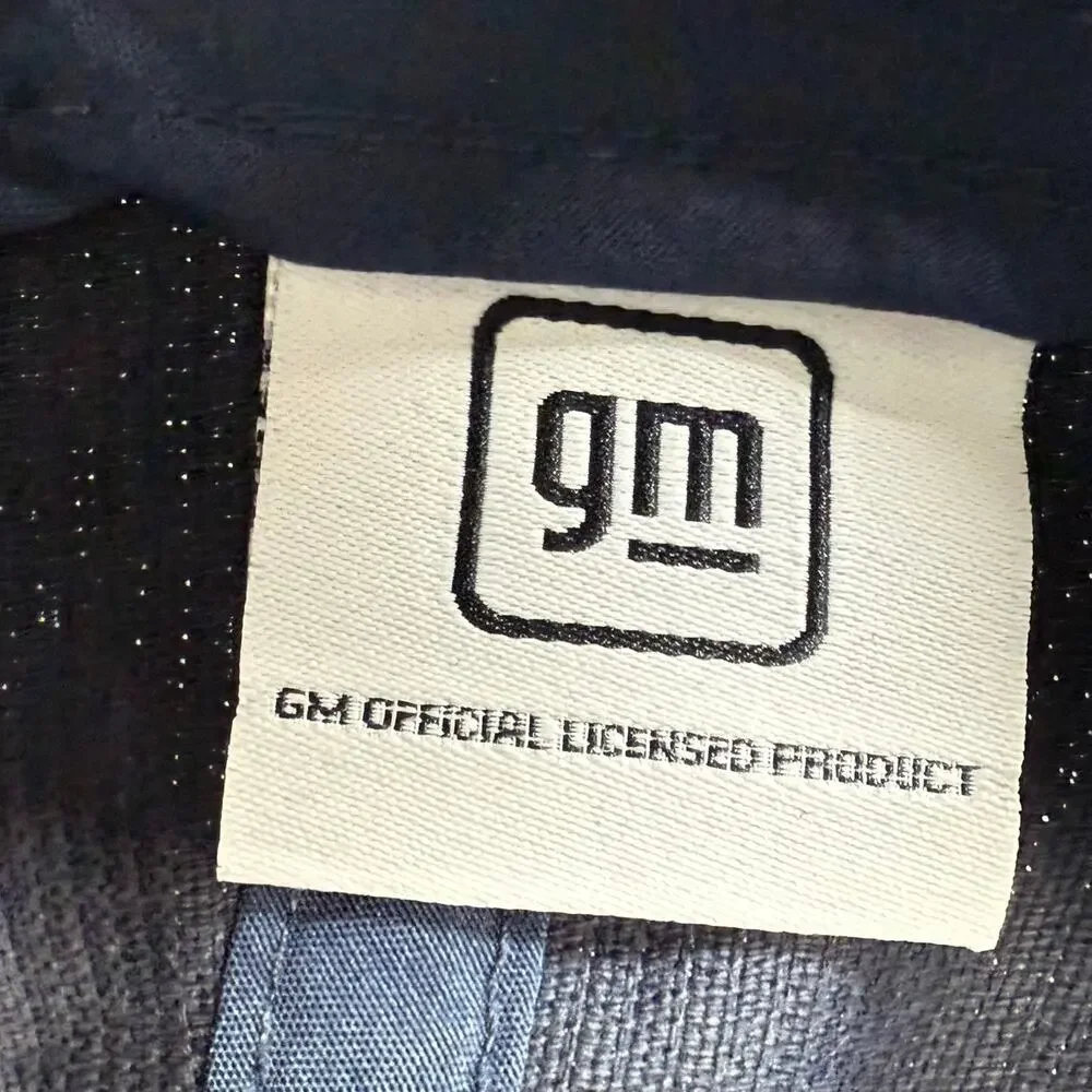 Blue Corduroy Snapback Chevrolet Baseball Hat Mad Engine GM Licensed